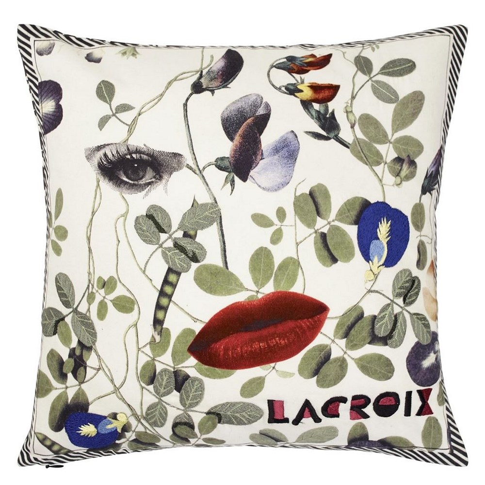 Christian Lacroix Dame Nature Printemps Botonical Cushion Multi